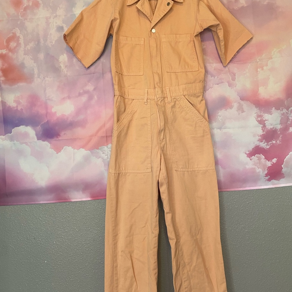 BBP big bud press dusty rose aka peach JUMPSUIT XS